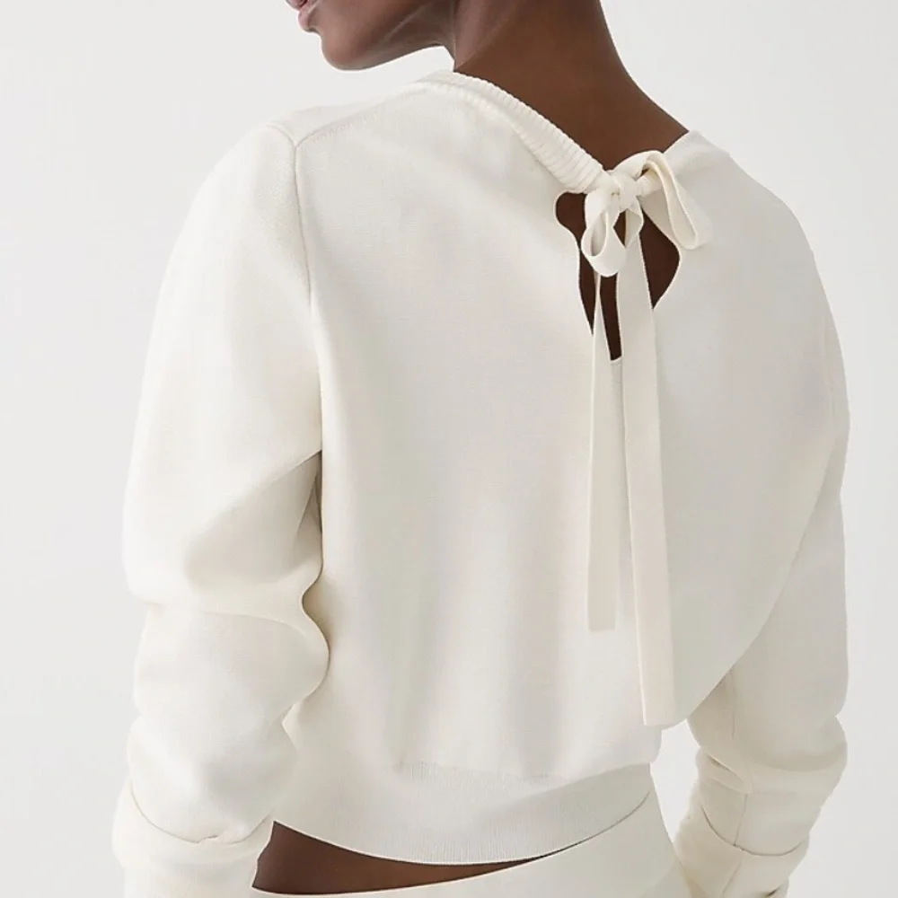 J Crew Tie Back Pullover Sweater - Picture 1 of 7